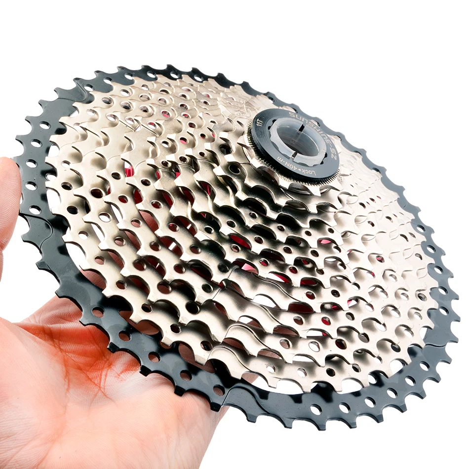 SUNSHINE MTB Cassette 8/9/10/11/12 Speed  Bicycle Freewheel Bicycle Sprocket For /SRAM 32/36/40/42/46/50/52T Mountain