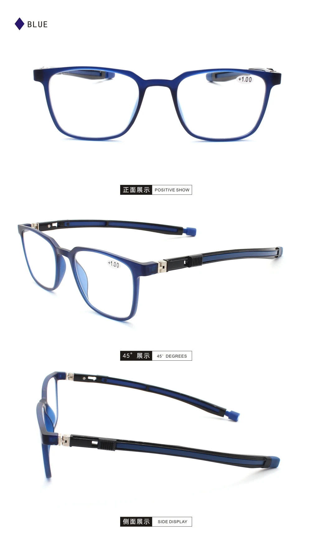 Tr90 Leser Lesebrille Herren Magnet Tragbare Dioptrien Hängender Hals 1,0 1,5 2,0 2,5 3,0 3,5 – Detail 12