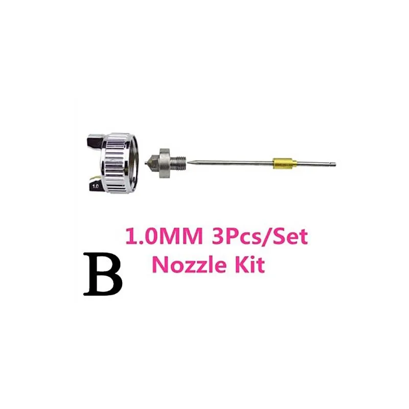 H-2000 HLVP Paint Sprayers Nozzle Needle 0.8/1.0mm Mini Air Paint Nozzle For Spray Gun