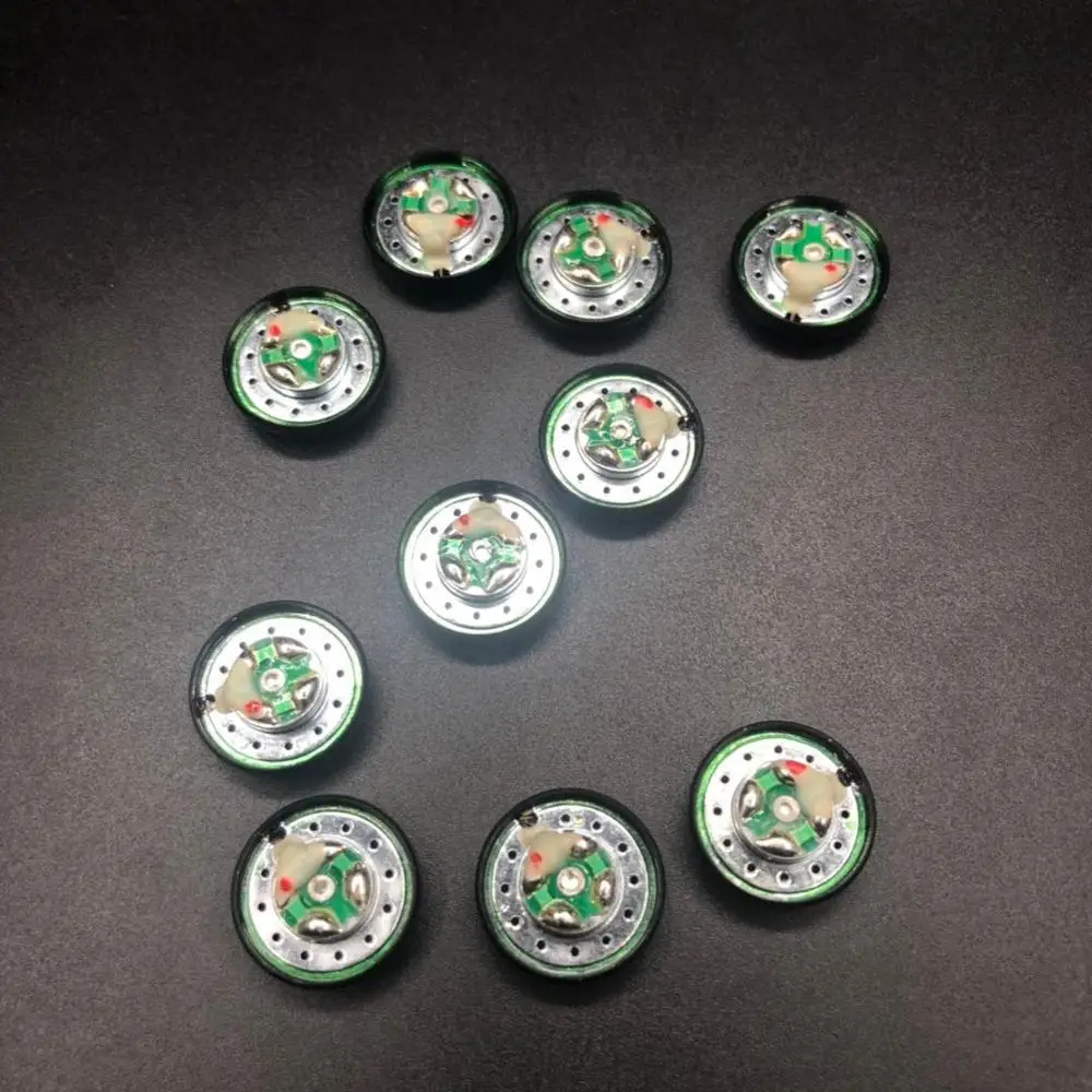 5 Pairs/Lot DIY Vido Earphone Speaker 15.4mm Flat Head Earbuds Speaker Diy MX500 Driver Unit for Vido Earphone