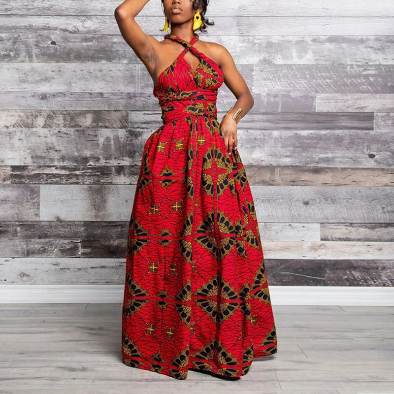 Ankara vestido Maxi africano para mujer, estampado Dashiki, ropa africana, vestidos africanos de fiesta para mujer, bata africana