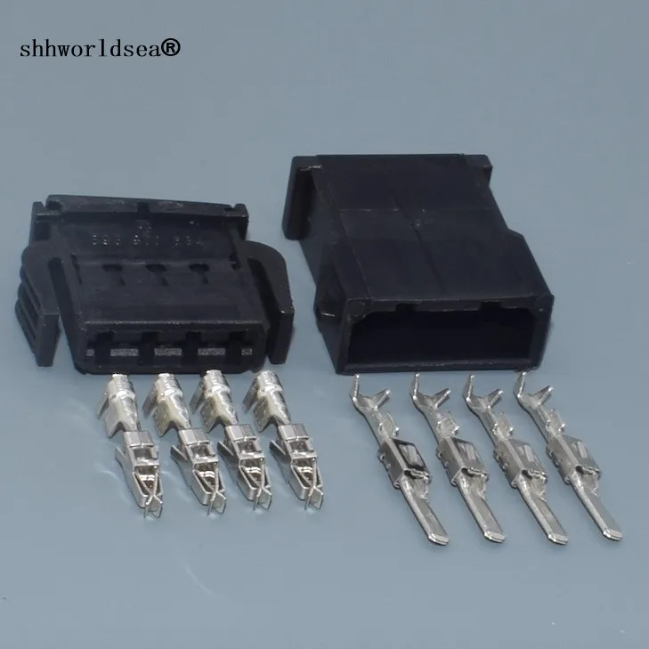 

Shhworldsea 5sets 4 pin 2.8mm auto wiring plug 893971634 893 971 634 electric harness cable female male connector