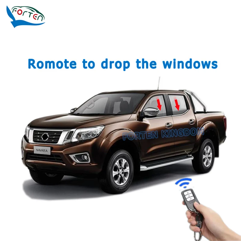 Forten Kingdom Car Mirror Fold Auto Window Close Open Kit Module For Nissan Navara Frontier NP300 2016-2023