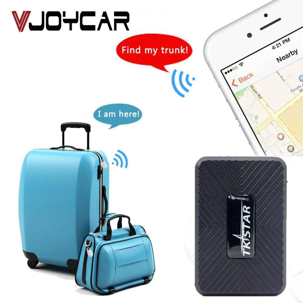 VjoycarMini Portable GPS Tracker Vehicle Magnet GPS 1500mAh Luggage Wallet GPS Tracker Waterproof TKSTAR Free APP