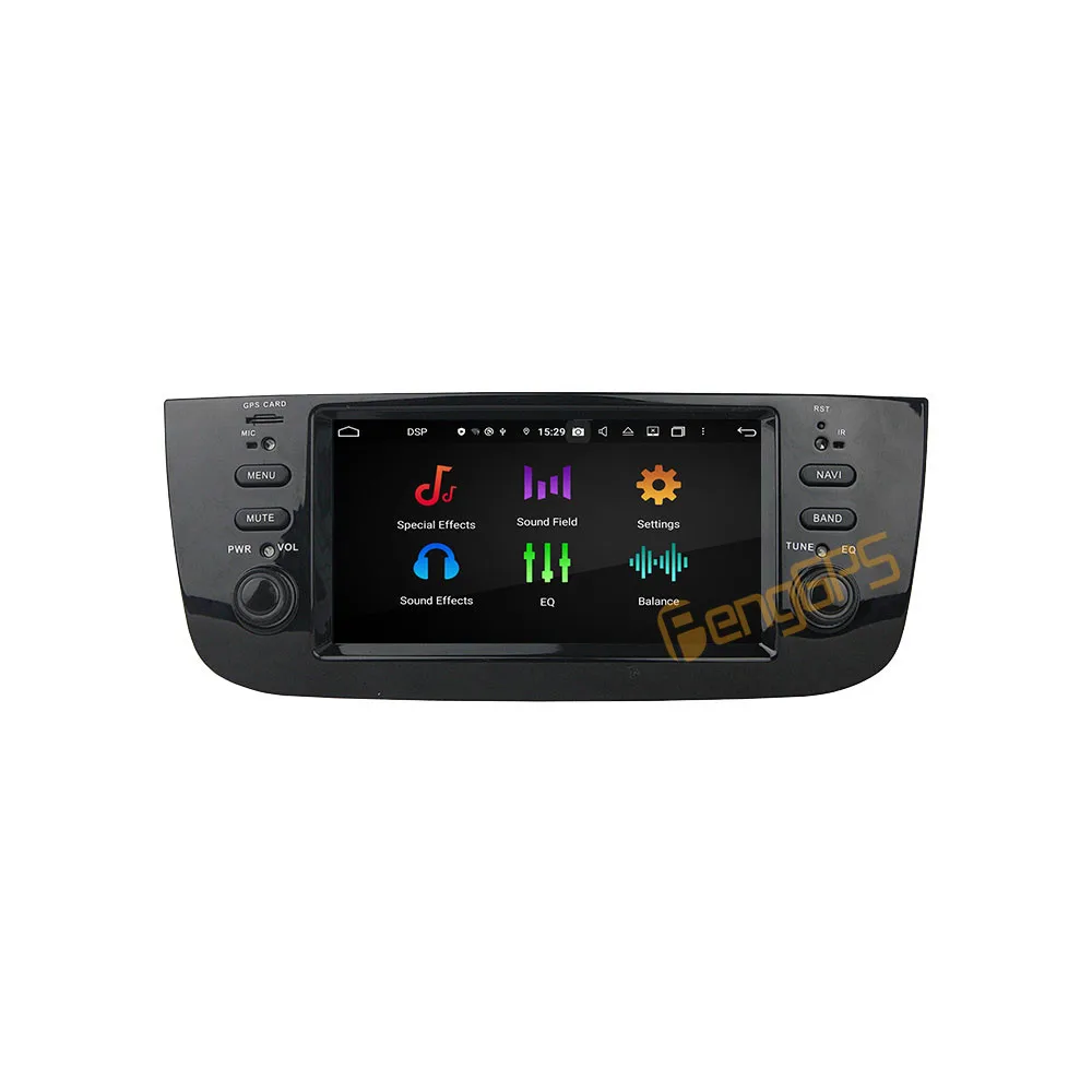 For Fiat Linea Punto Evo 2009 - 2015 Android Car Radio Stereo Multimedia Player 2 Din Autoradio GPS Navigation PX6 Unit Screen