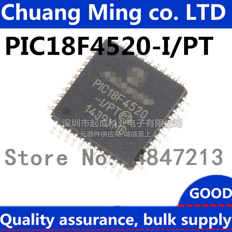 

Free Shipping 10pcs/lots PIC18F4520-I/PT PIC18F4520 18F4520 TQFP-44 New original IC In stock!