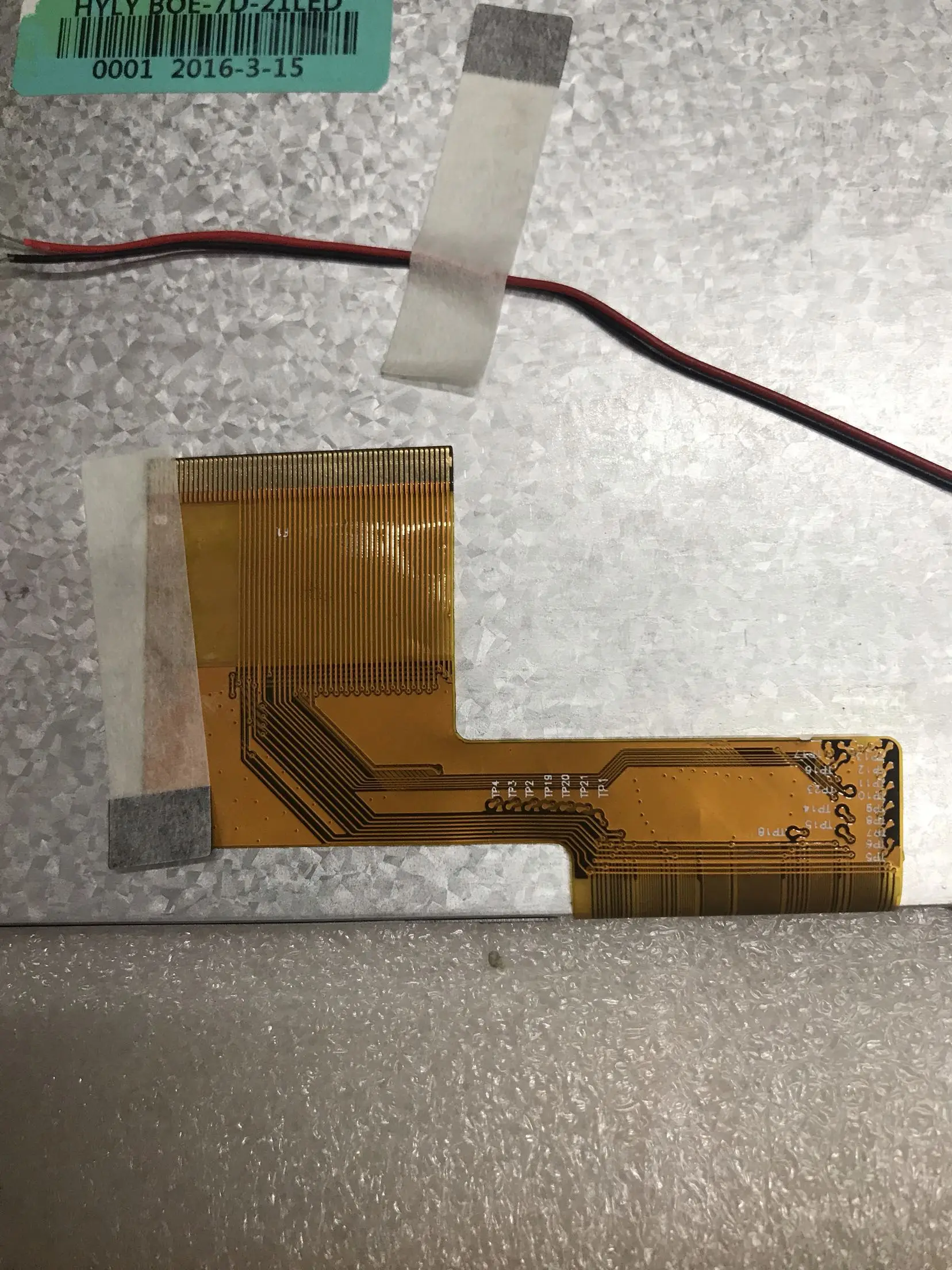 Tela de lcd de alta qualidade e BOE-7D-21LED