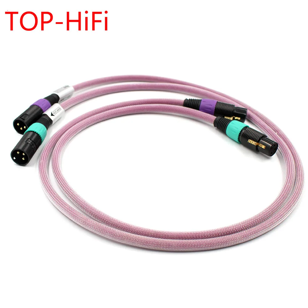 

TOP-HiFi Pair Gold Plated 3PIN XLR Plug HTP1 PRO XLR XLO Audio Cable CD Amplifier Player Speaker XLR Interconnect Cable