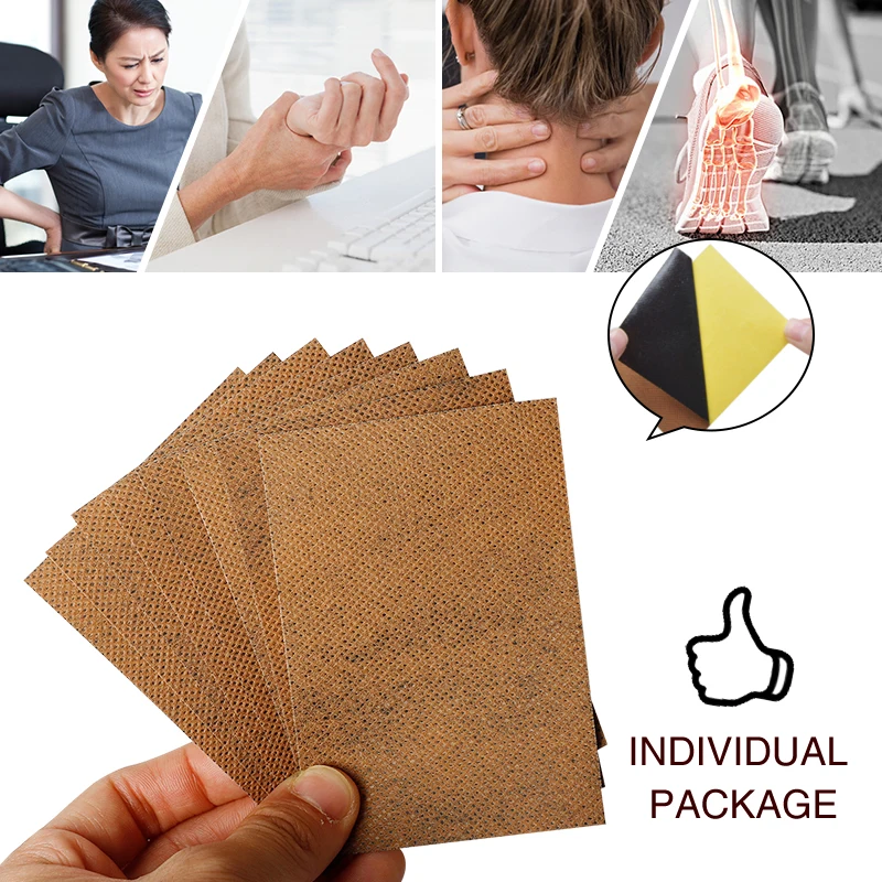 8/24/40Pcs Cordyceps Analgesic Patch Muscle Joint Knee Pain Relief Sticker Rheumatoid Arthritis Painkiller Care Medical Plaster