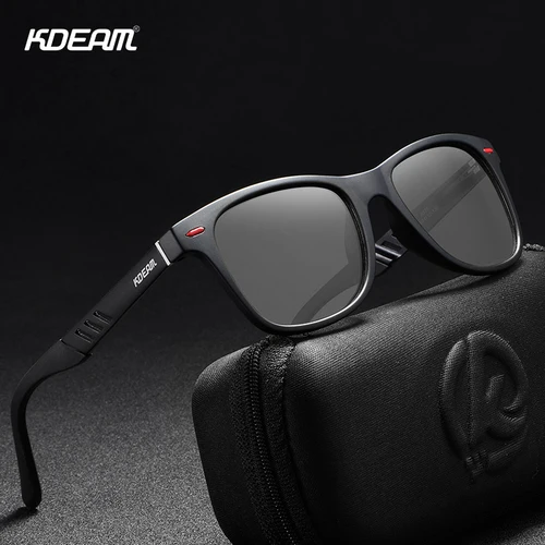 KDEAM gafas de sol fotocromáticas y polarizadas para hombre, montura de aluminio y magnesio de navegación, gafas de visión nocturna UV400