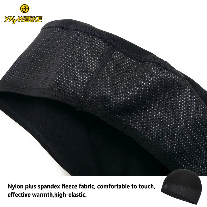 YKYWBIKE Fleece Cycling Caps Bike Hats Winter Thermal Bicycle Cap Snow Road Bicycle Hats Sports Warm