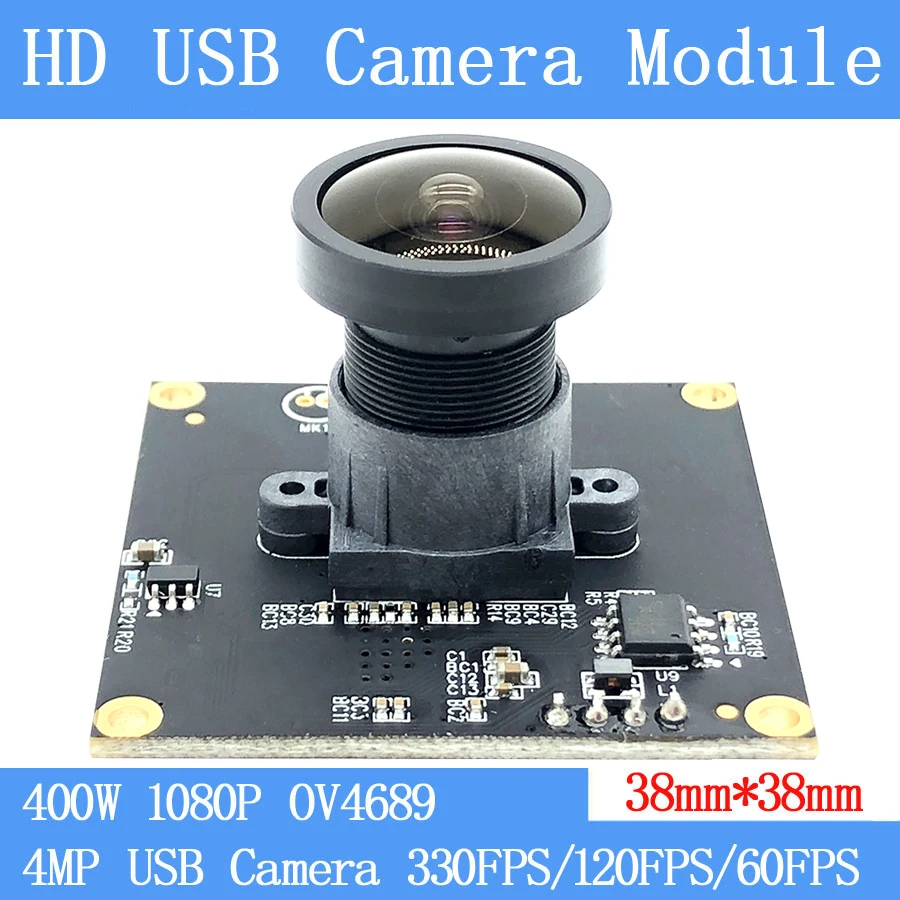 High Speed 330FPS USB Camera Module Full HD 1920*1080P Webcam UVC Plug Play Driverless For Android Linux Windows