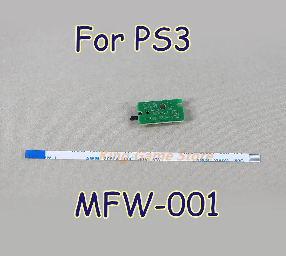 20 zestawów wymiennych płytki przełącznika włączania i wyłączania PCB MFW-001 MSW-K02 do PS3 CECH 4000 Super Slim z kablem taśmowym