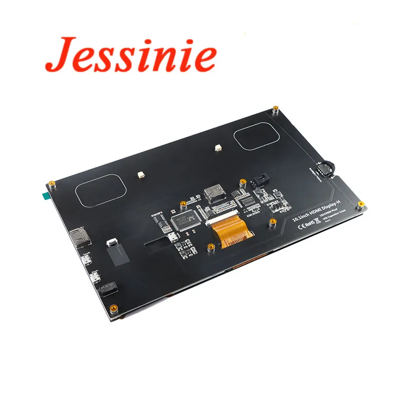Modulo display LCD compatibile HDMI da 10,1 pollici Touch screen capacitivo da 10,1 "1024X600 IPS Angolo di visione HD Raspberry Pi B 3B +/4B