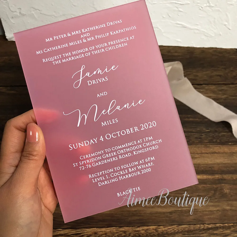 Niewspecial Wedding Invitation