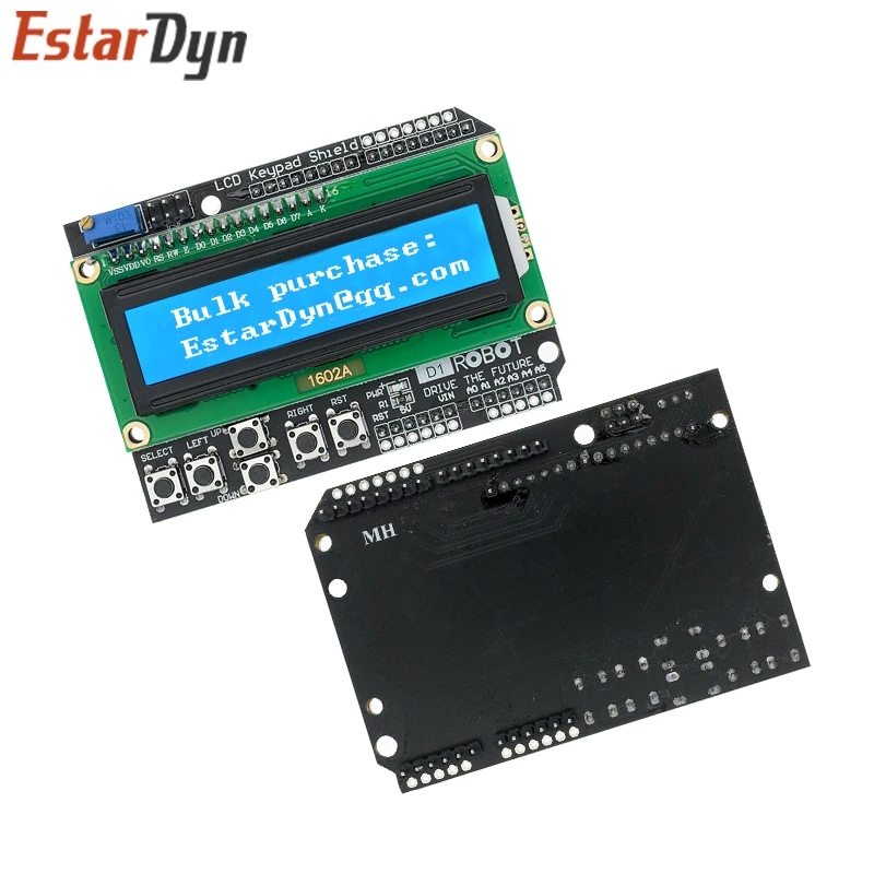 1602 LCD Keypad Shield LCD1602 LCD 1602 Module Display For Arduino ATMEGA328 ATMEGA2560 raspberry pi UNO blue screen