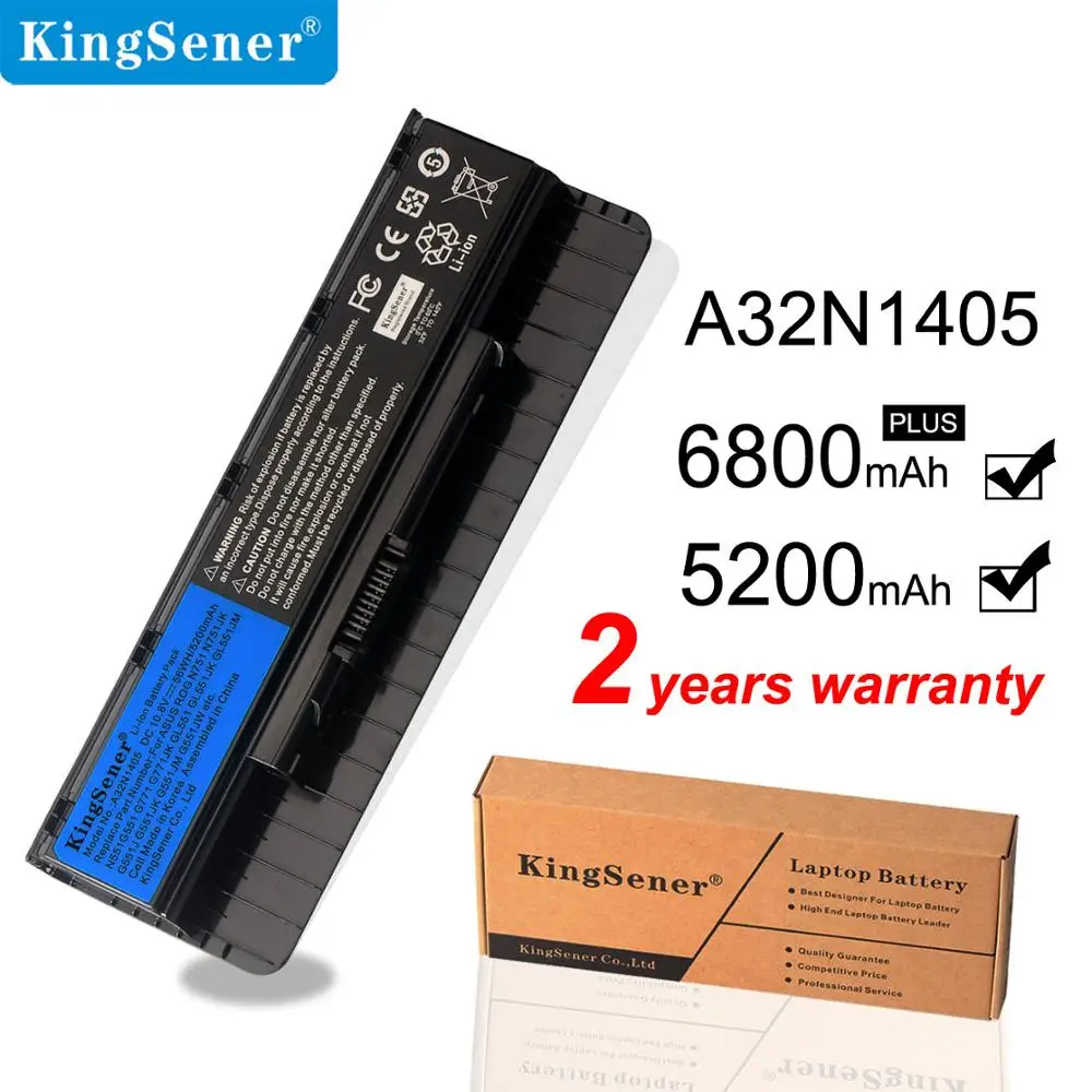 

Kingsener A32N1405 laptop battery For Asus G551 G551J G551JK G551JM G771 G771J G771JK N551J N551JW G58JM N551 N551Z N551ZU