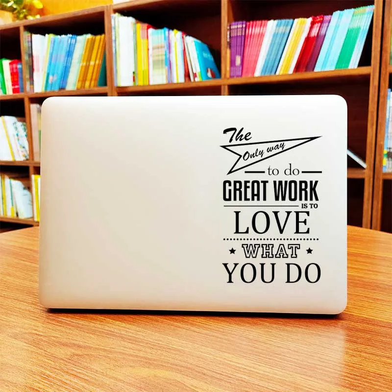 Motivational Life Wisdom Quote Laptop Sticker for Macbook Pro 14 Air Retina 11 12 13 Inch Mac Book Skin Lenovo HP Notebook Decal