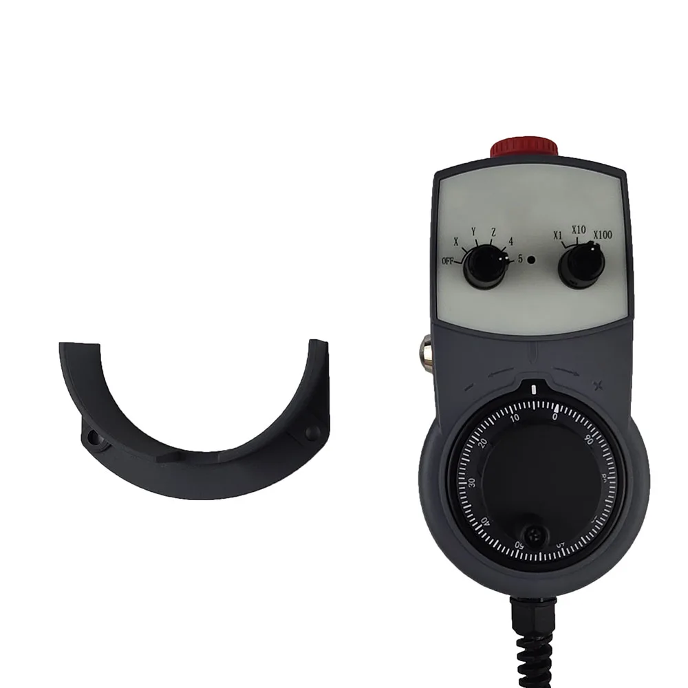 CNC 4/5/6-axis MPG Pendant Handwheel Manual Pulse Generator  with Emergency Stop For CNC Router Machine