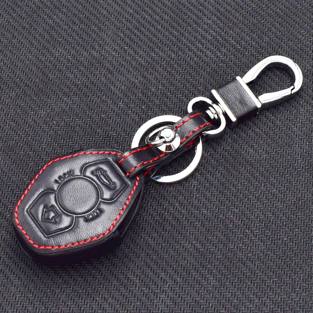 Leder Auto Schlüssel Abdeckung Auto Zubehör Für BMW 5 6 M5 M6 Serie E34 E36 E38 E39 E60 E61 E63 E64 Fernbedienung fobs Schutz Fall – Detail 5