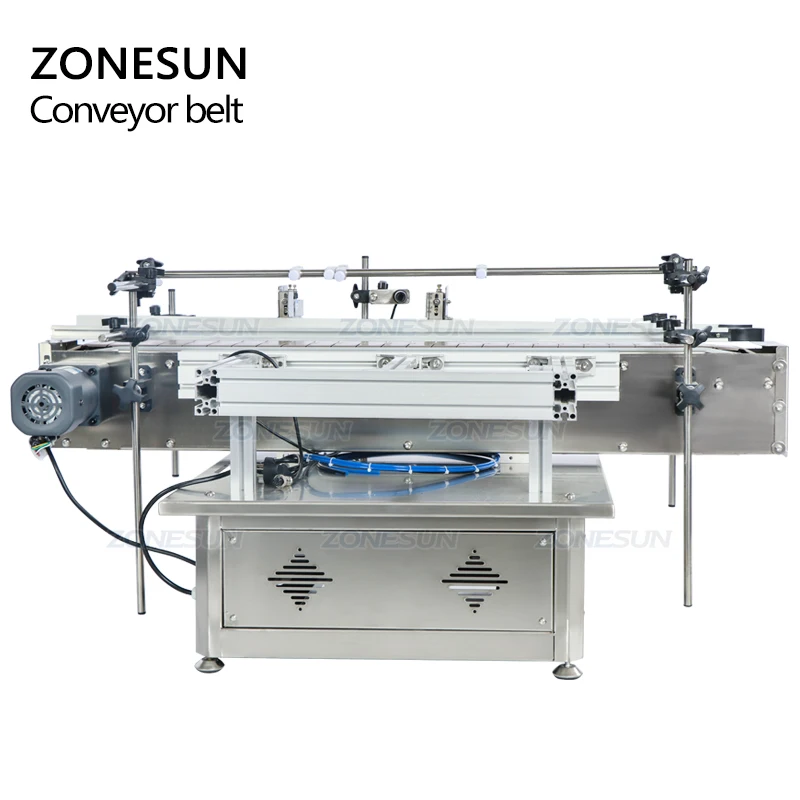 ZONESUN ماكينة التقاط ووضع مكتبية أتوماتيكية سلسلة ناقلة حزام لخط الإنتاج