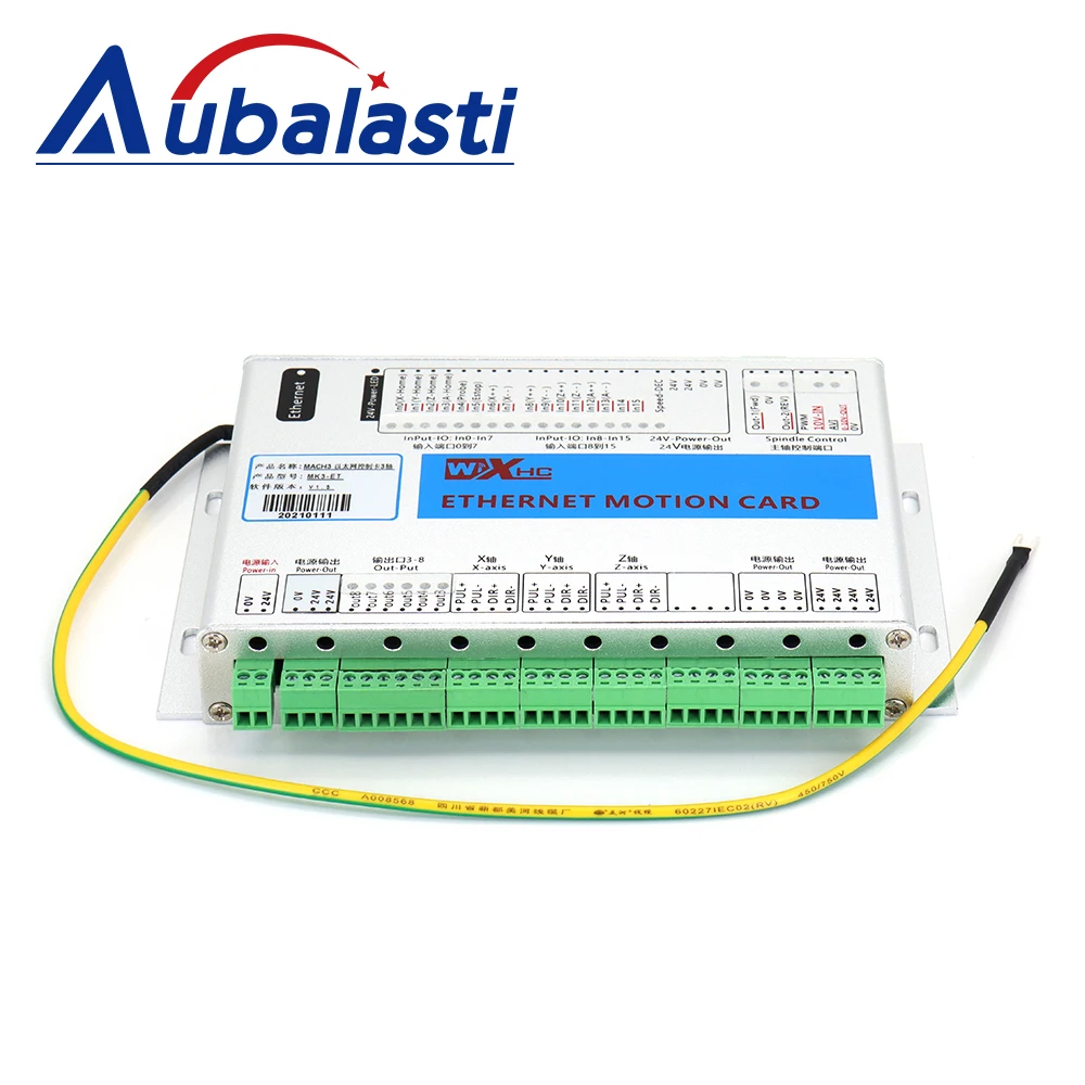 XHC Mach3 Breakout Board 3 4 6 assi Ethernet Motion Control Card 2000KHz supporto Windows7 10 per tornio CNC Enrgaver