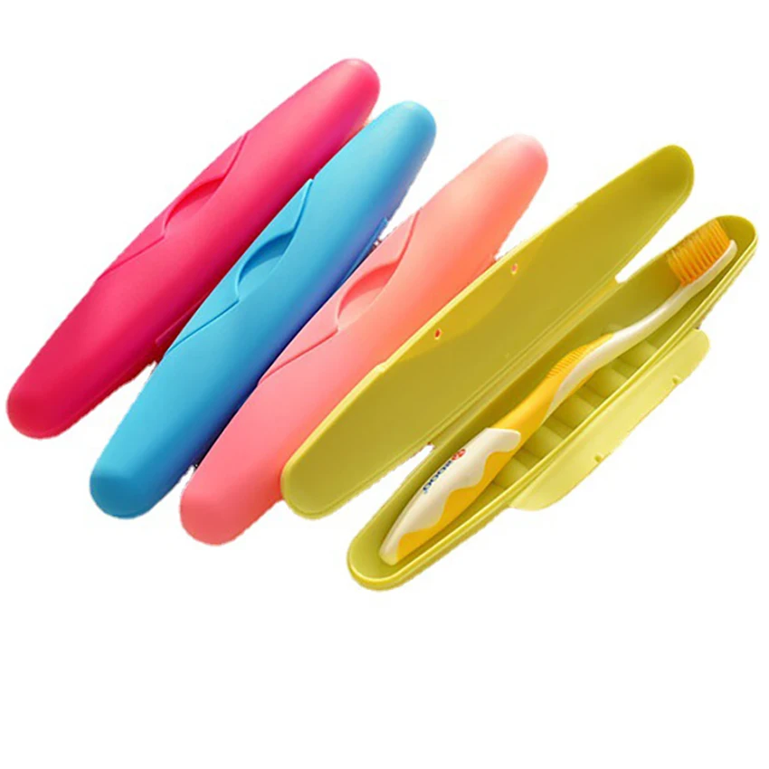 Travel Portable Wash Toothbrush Box Candy Color Sealed Lid Waterproof And Leak-proof Toothbrush Box With Lock