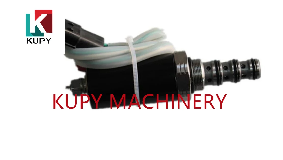 KUPY R215-7 R225-7 Solenoid Valve KDRDE5K-20/40C07-109 for Hyundai Excavator XJBN-00382 XJBN-00014