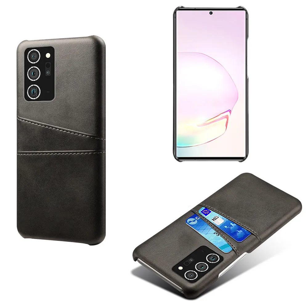 For Samsung Galaxy Note 20 Ultra 5G S20 Ultra S10 Plus Slim Card Slots PU Leather+PC Case For Samsung Note 20ultra 10+ 5G Note20