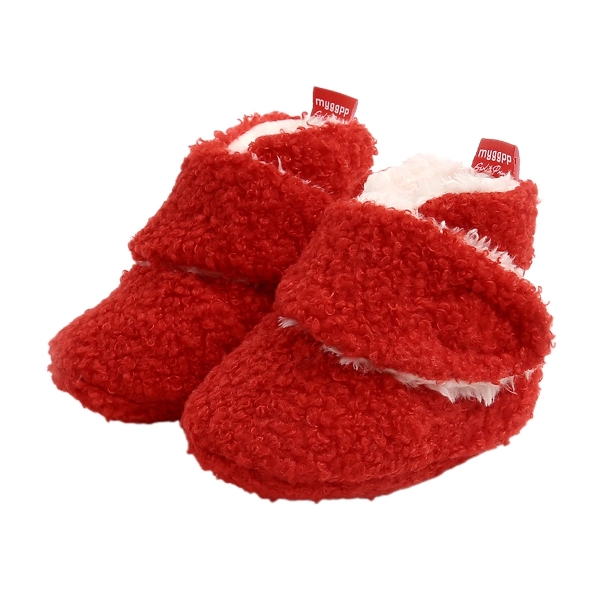 Baby Girl Boy Winter Warm Fleece Booties Unisex Infant Slippers Crib Shoes with Non Slip Bottom For Boys Girls And Boys