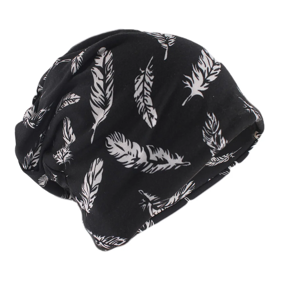 Spring Autumn Warm Women Cotton Beanies Skullies Fashion Floral Cute Lady Hat Hip Hop Hats Scarf Top Sale Girls Outdoor Gorras