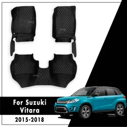 Dywaniki samochodowe dla Suzuki Vitara Escudo LY 2015 2016 2017 2018 2019 antypoślizgowe luksusowe RugsCar wyposażenie wnętrz 3D dywany