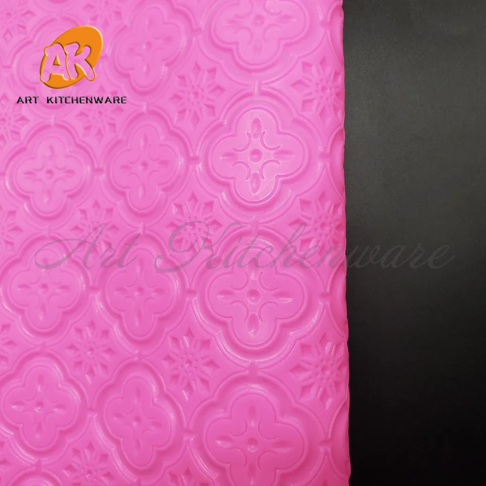 Big Lattices Lace Mat for Wedding Cake Decorating Silicone Cake Mold Fondant Cake Decorating Tools Border Decoration Lace Mold