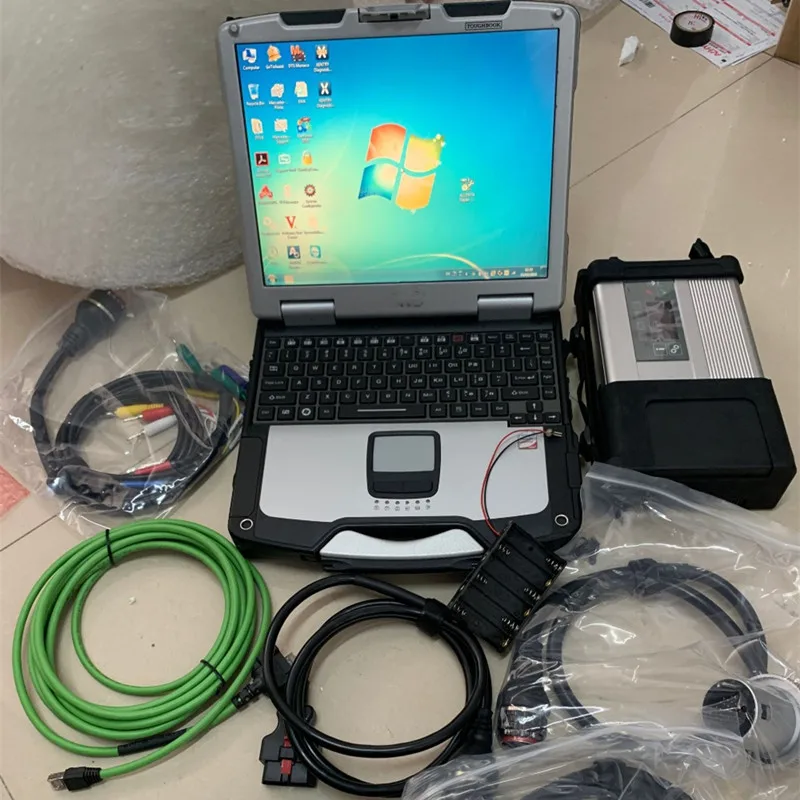 

WIFI Mb Star Diagnosis Sd c5 Connect with Newest Software Super 480gb SSD Laptop Toughbook CF-31 i5 4g Full Set Ready to Use