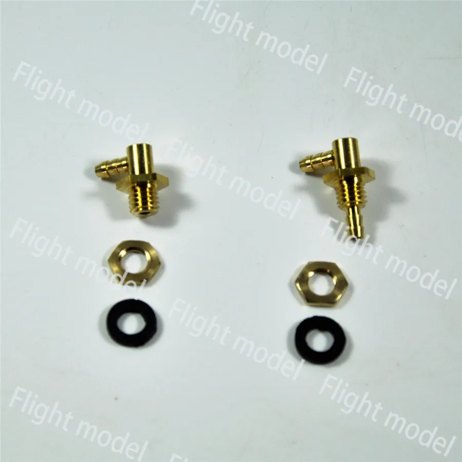 1 Pair Of   Flight Model Transparent Fuel Tank Parts Oil Nozzle