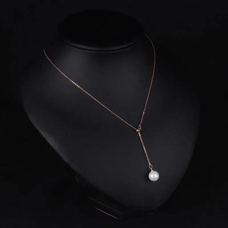 New Korean Version Of The Clavicle Adjustable Imitation Pearl Necklace Fashion Wild Pendant Necklace Women Jewelry Long Necklace