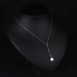 New Korean Version Of The Clavicle Adjustable Imitation Pearl Necklace Fashion Wild Pendant Necklace Women Jewelry Long Necklace