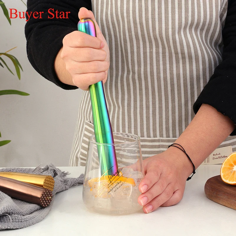 Stainless steel ice crushing tools DIY drink Fruit Juice Masher ice Crusher Mojito Cocktail Muddlers stir mixer Barware Bar Tool