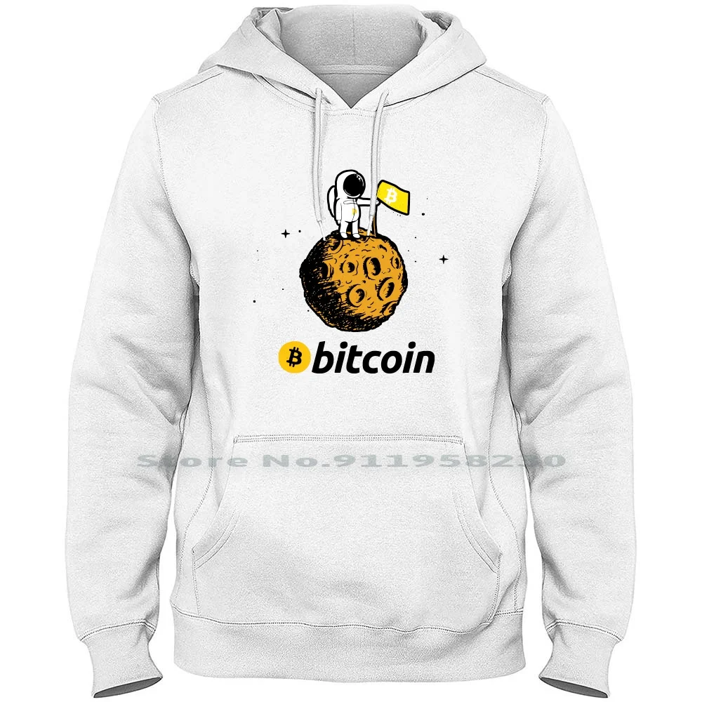 Bitcoin Btc Crypto To The Moon Shirt Featuring Astronaut Hoodie Sweater Popular Bitcoin Turin Trend Crypt Money Astro Coin