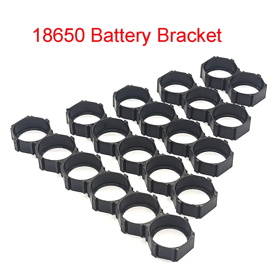 10 PCS 18650 Lithium Battery Heat Holder Bracket Misalignment Spacer Assembly Group DIY Battery Box Case Pack Splicing Bracket