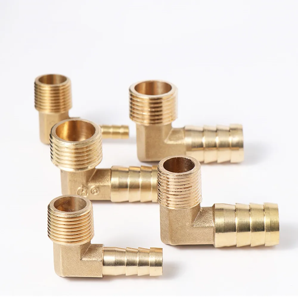 

Brass Hose Barb Fitting Elbow 6mm 8mm 10mm 12mm 16mm To 1/4 1/8 1/2 3/8" BSP Male Thread Barbed Coupling Connector Joint Adapter