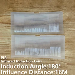 Lente Fresnel induzione infrarossa angolo di induzione 180 ° distanza 16M lente PIR rilevamento a infrarossi ad alta sensibilità del corpo umano