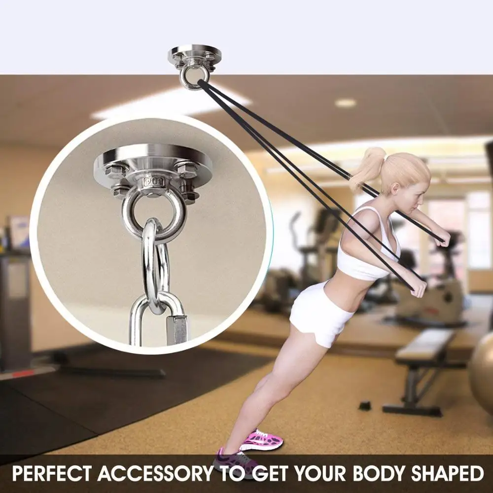 304 stainless steel Mount Anchor Bracket Hook Wall /Ceiling Mount Bracket Yoga Swing Hammock Hooks for Gym Boxing Training