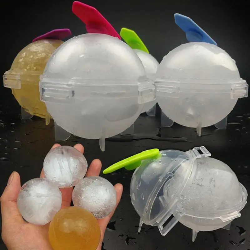 4.8cm Big Size Ball Ice Molds Sphere Round Ball Ice Cube Makers Home and Bar Party Kitchen Whiskey Cocktail DIY Ice Cream Moulds