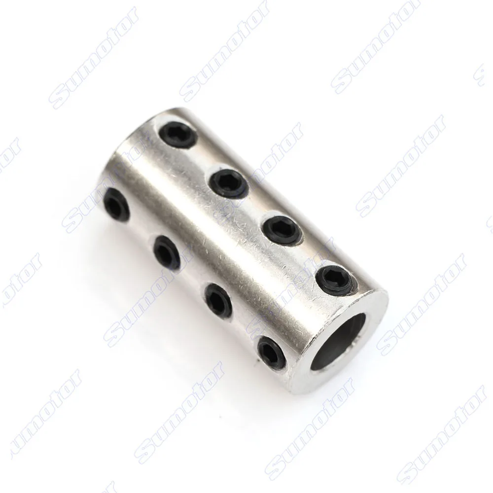 Long steel Rigid coupling Inner bore diameter 10mm 12mm*12mm 10mmx12mm OD 22mm L 46mm motor shaft connecting connection coupler