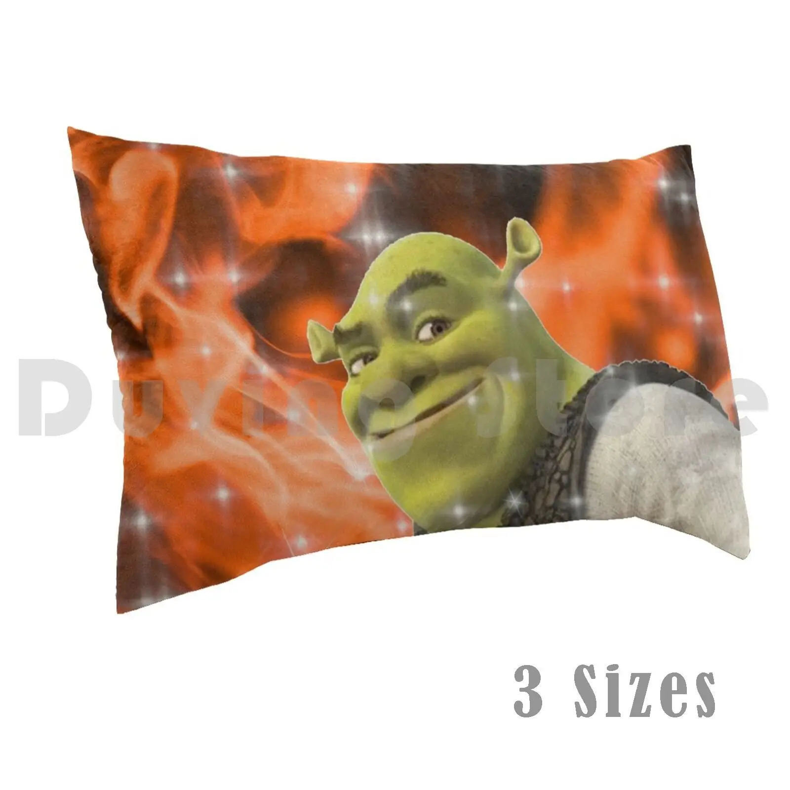 Fiery Shrek Fancam Pillow Case Printed 35x50 Shrek Fan Cam Shrek Fan Cam Pink Shrek Cute Shrek Daddy Daddy