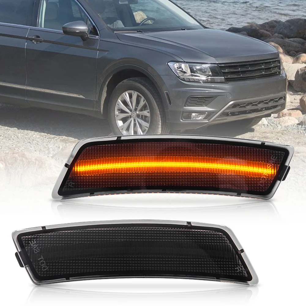 

For VW Beetle 12-18 Tiguan 18- US Version LED Side Marker Light Turn Signal Blinkers Indicators Lamp