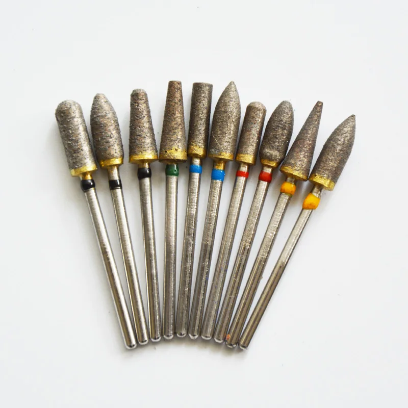 

10pcs/lot Dental Lab Bur Coarse Fully Sintered HP Diamond Bur for Finishing and Polishing