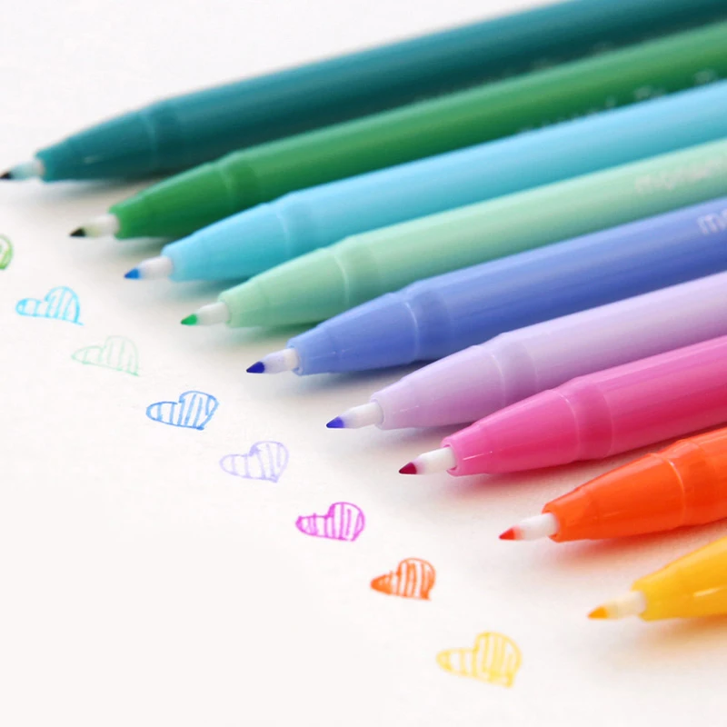 Fiber water pen color Korean stationery M 3000 Plus Pens drawing pen Art Markers
