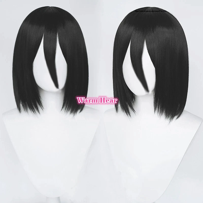 Anime Cos Synthetic Fyodor D Dostoevsky Short Black Cosplay Wigs Hair And Hat Heat Resistant Hair Cosplay Costume Wig + Wig Cap